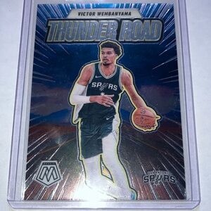 2024-25 Panini Mosaic Victor Wembanyama Thunder Road Trading Card Mint